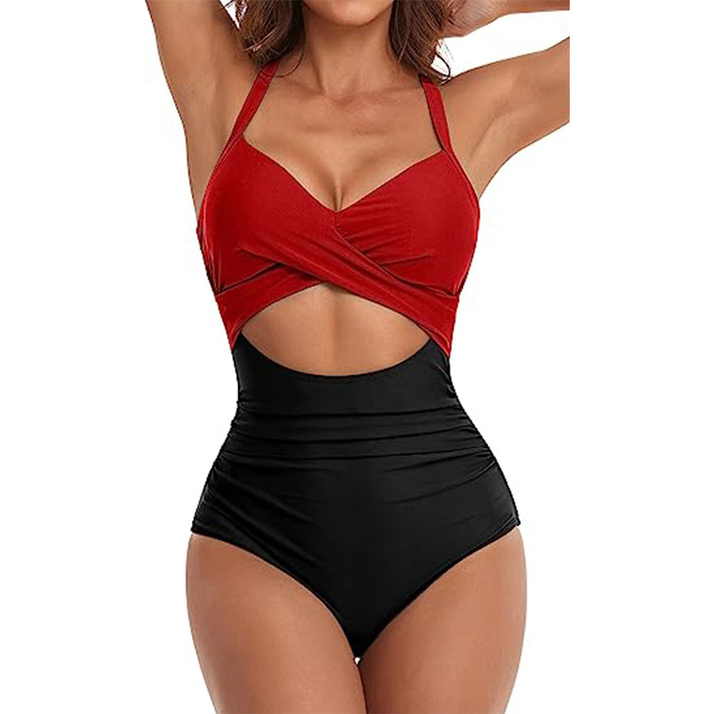 🔥Bombshell Beach Alert! Tummy Control Swimsuit w/ Sexy Cutouts✨ High Waisted One Piece💦 Wrap Tie Back | TikTok’s Obsession 🔥Bombshell Beach Alert! Tummy Control Swimsuit w/ Sexy Cutouts✨ High Waisted One Piece💦 Wrap Tie Back | TikTok’s Obsession
